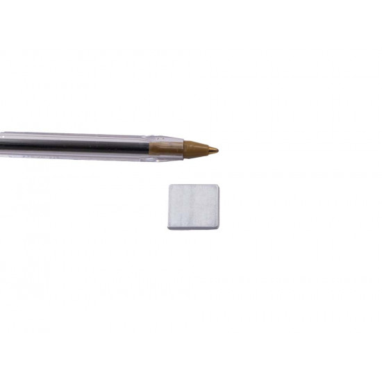 Ímã de neodímio bloco 14 x 13 x 1 mm - N35